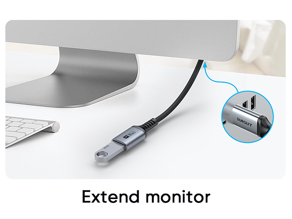 Extend monitor