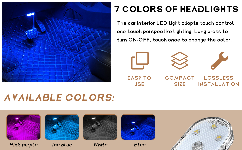 Seven Colors Available