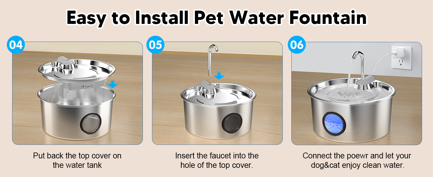 cat water fountain of indoor