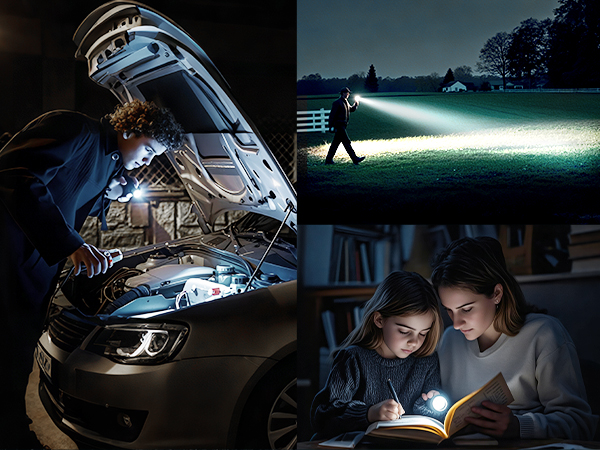 SKYFIRE LED Rechargeable Flashlight