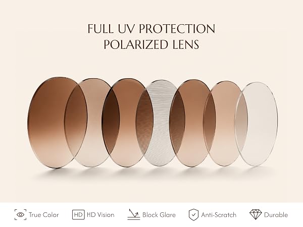 Sunglasses-Womens Polarized Sunglasses for Women-with UV Protection | Trendy Retro Sun Glasses