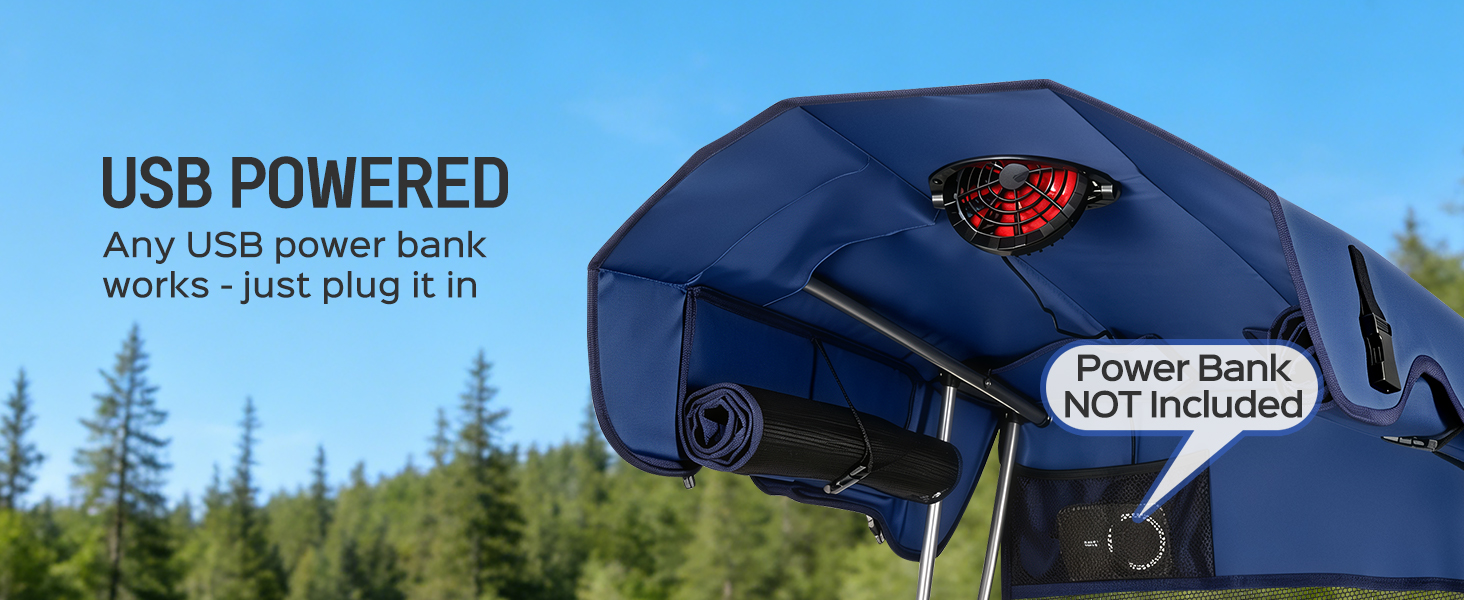 folding chair with canopy