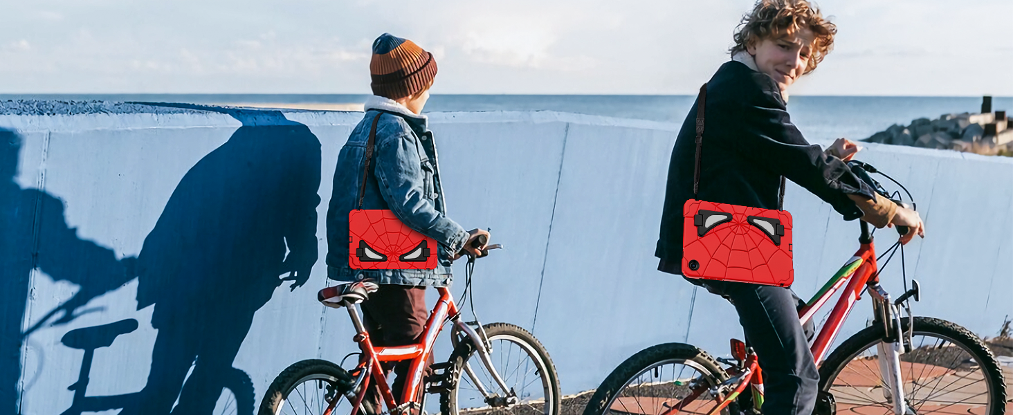 Spider-Galaxy Tab A11 Plus- Red Black PC9