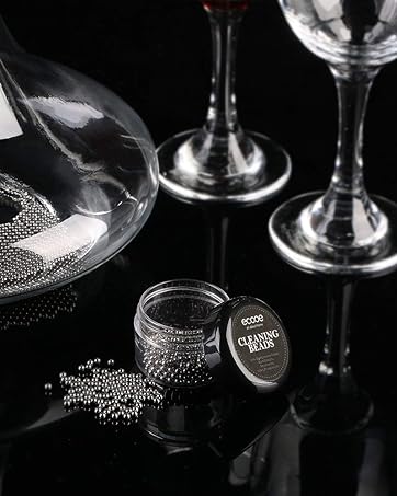 Cleaning Beads Reusable Decanter Beads for Glass Bottles Wine decanter cleaning beads