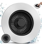 Hygie Rinse Kitchen Sink Strainer Stopper Combo 3-in-1 Pop Up Sink Drain, Chrome Stainless Steel ...