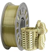SHIMMERFIL Silk Pla, 3D Printer Filament, Pla Filament 1.75mm, Dimensional Accuracy +/- 0.03 Mm, ...