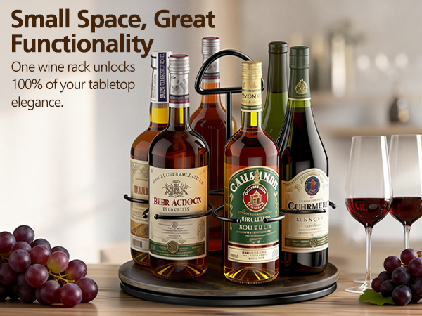 6-bottle wine rack