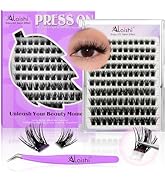 No Glue Needed Lashes, Self Adhesive Eyelashes, DIY Lash Cluster Eyelash Extensions Kit 10-18mm,1...