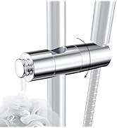 Hibbent Adjustable Shower Head Holder for Slide Bar, Universal 18-25mm Handheld Showerhead Bracke...