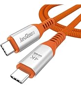 USB C Monitor Cable 3FT, 4K@60Hz Display Video, 20Gbps USB C 3.2 Gen 2x2 Data Transfer PD 240W Ty...