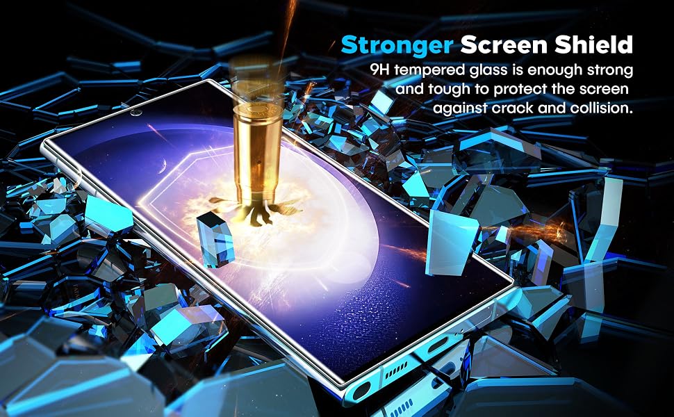 samsung galaxy S23 ultra screen protector Stronger Screen Shield 9H tempered glass