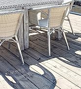 misaya Rectangle Vinyl Table Cloth, Elastic Fitted Flannel Backed Tablecloth, 100% Waterproof Pla...