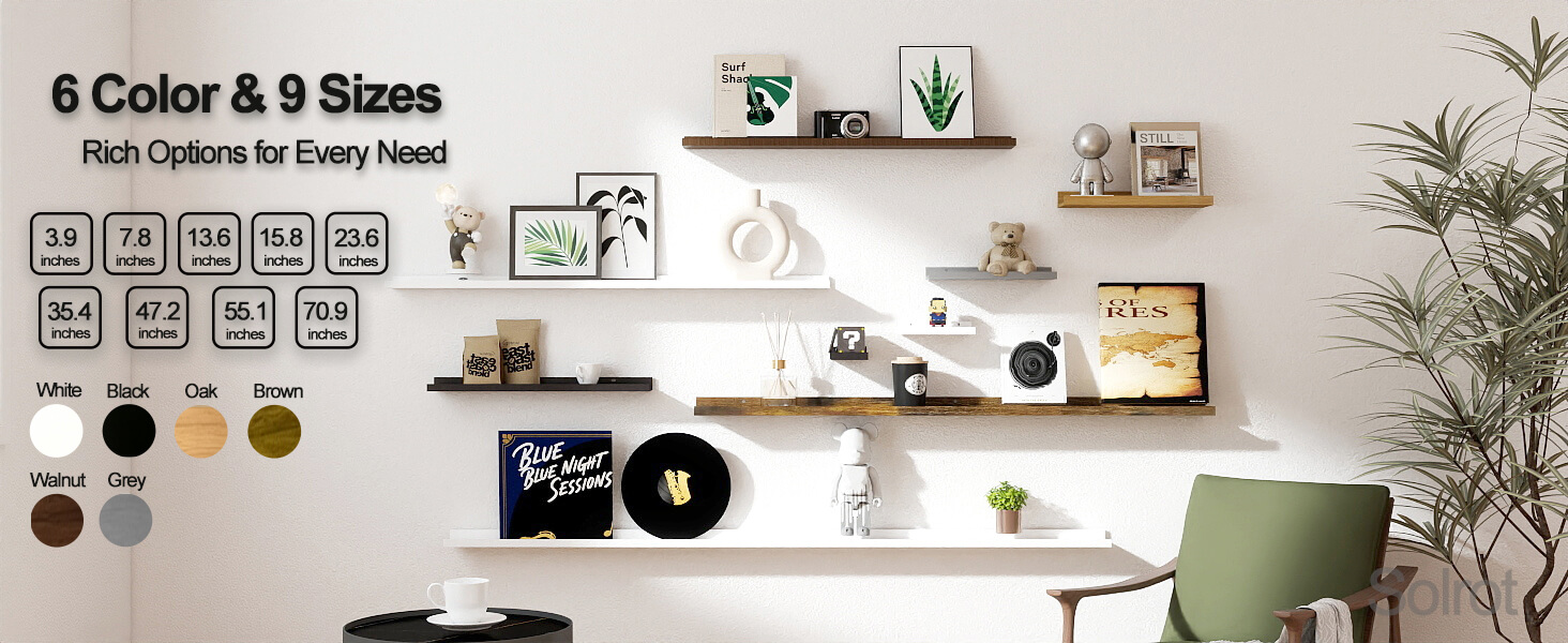 living room shelves