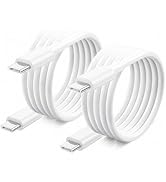 Exeric USB C to USB C Cable (6FT, 2Pack) 60W Type C Charger Cord Fast Charging Cable Long for iPh...