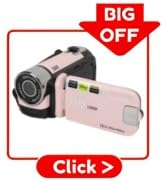 EIMSOAH Vintage Video Camera Camcorder, 16Mp Cam Corder, 1080P Digital Camera, 2.4 Inch Rotatable...
