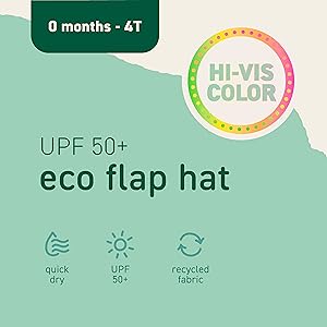 upf 50+ eco flap hat