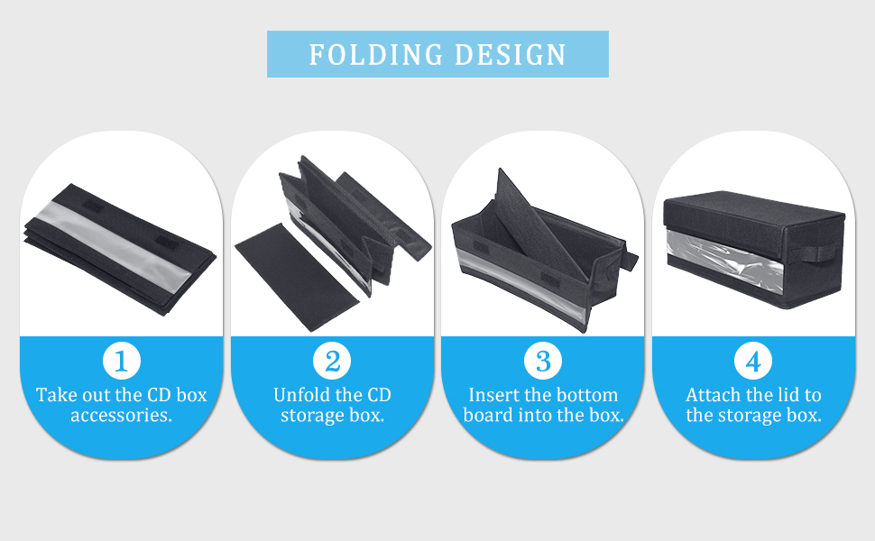 foldable storage,collapsible organizer,portable cd holder