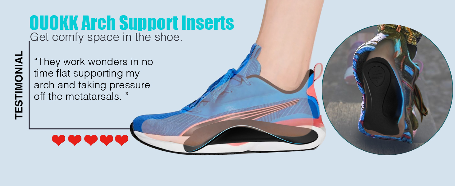 inserts for overpronation plantar fasciitis insoles arch support inserts women