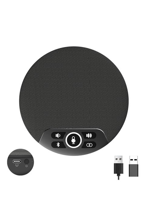 conference speaker and microphone