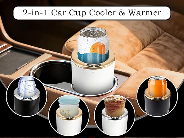 2-in-1 Car Cup Cooler &amp; Warmer