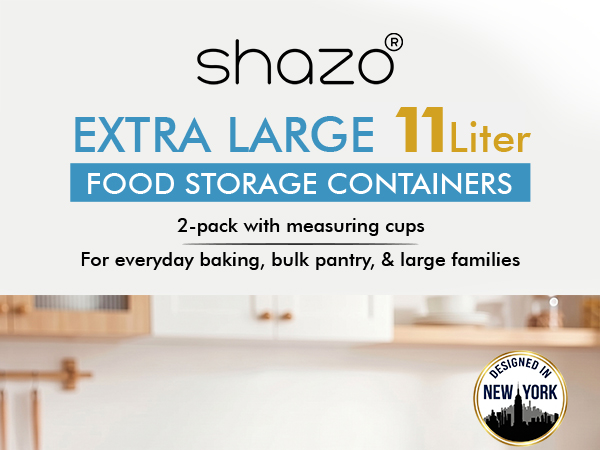 flour sugar storage containers, airtight canister set extra large durable rice canisters sets 