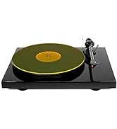 Acrylic Turntable Mat - 11.75" YellowLit Vinyl Record Acrylic Mat - Precision Machined Acrylic Tu...