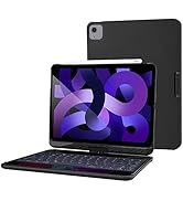 ProCase Keyboard Case for iPad Air 5 10.9" 2022 Air 4 2020 / iPad Pro 11" 2022 2021 2020 2018, Wi...