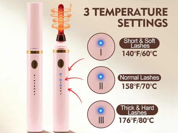 3 TEMPERATURE SETTINGS
