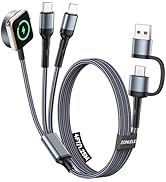 Travel Essentials for Apple Watch Charger,Multi Charging Cable for iPhone 17,iWatch Charger USB C...