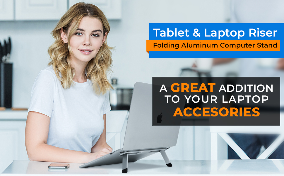 Tablet laptop riser