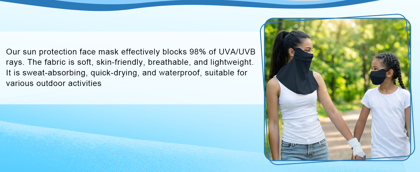 UV Sun Protection Face Mask