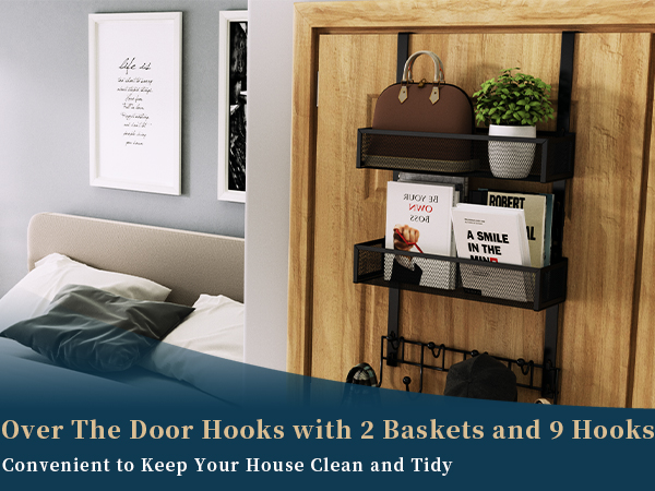 Over The Door Hooks, towel racks for bathroom,dorm storage