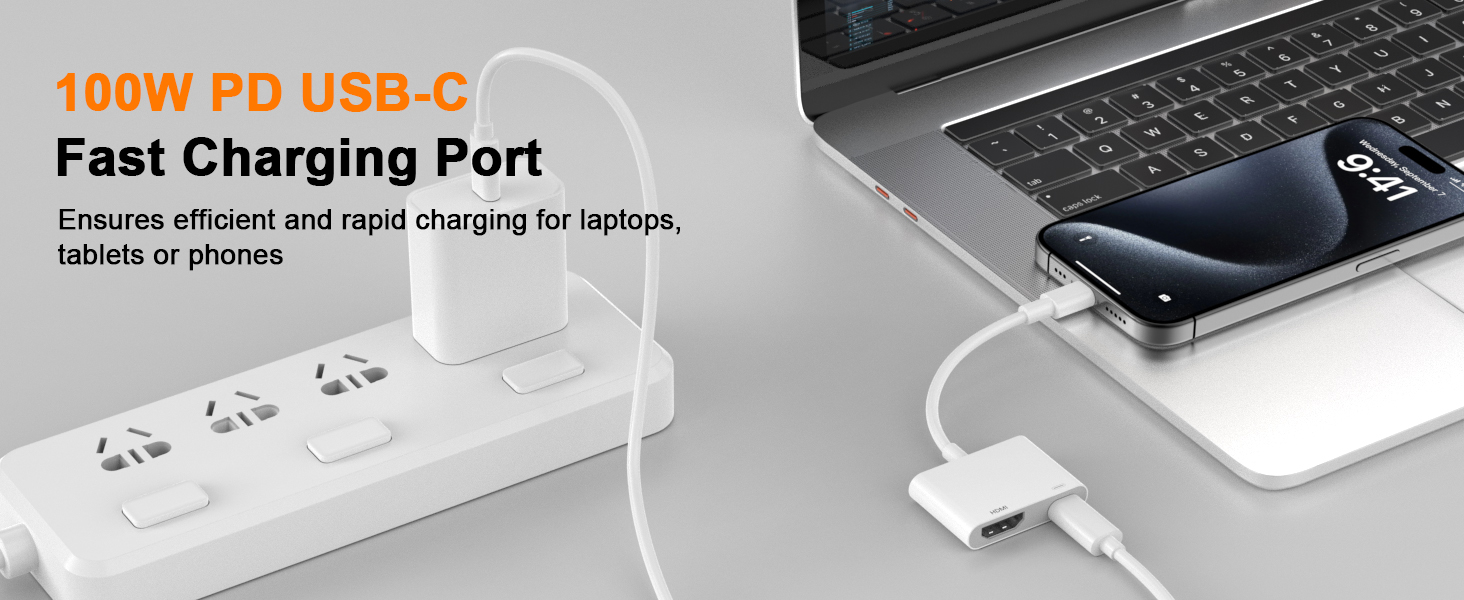 usb c to hdmi adapter for iphone 16 15