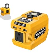 Kzreect 220W Power Inverter Compatible with Dewalt 18V/20V Battery Inverter DC 18V to AC 110V Por...