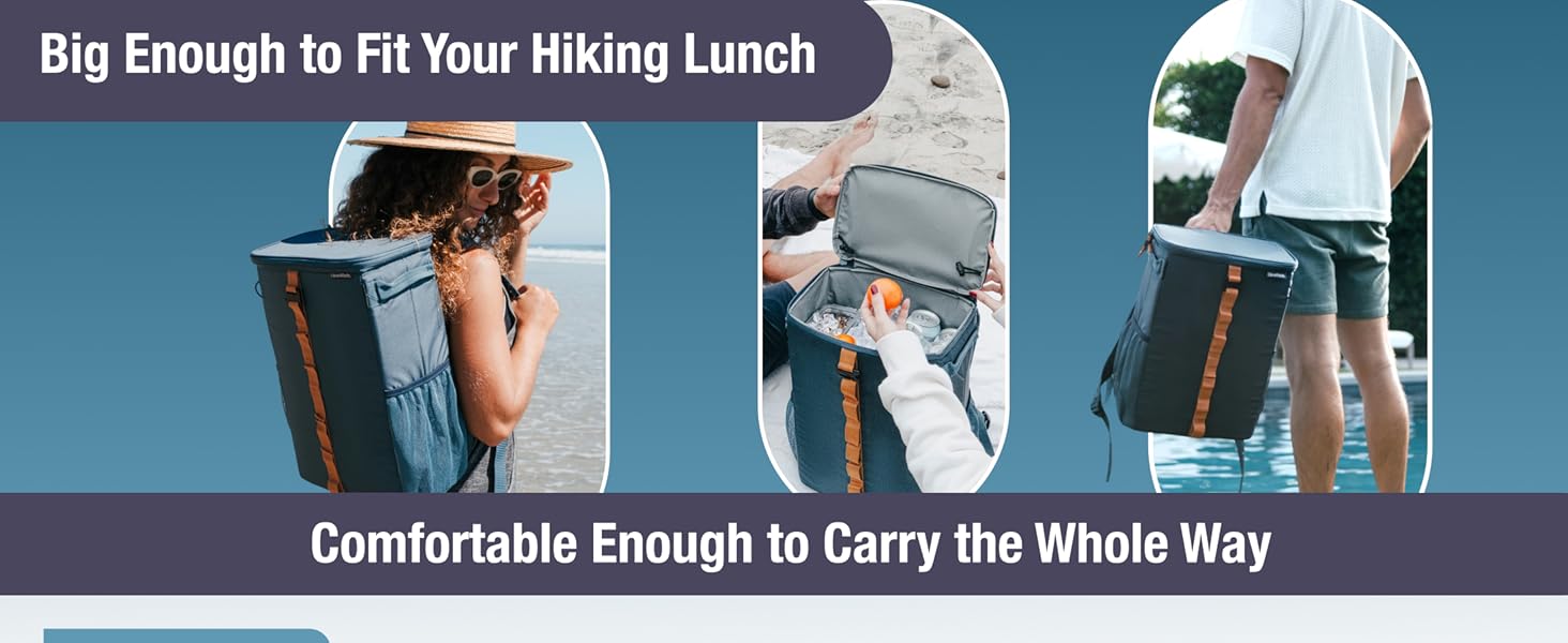 Tahoe Collapsible Cooler backpack