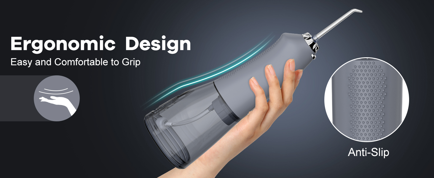 Ergonomic teeth cleaner design 