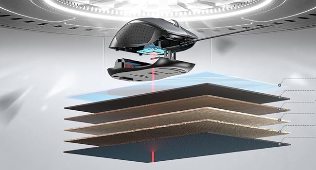 a close up of a mouse's head and neck.