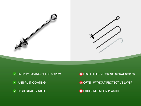 great trampoline stakes