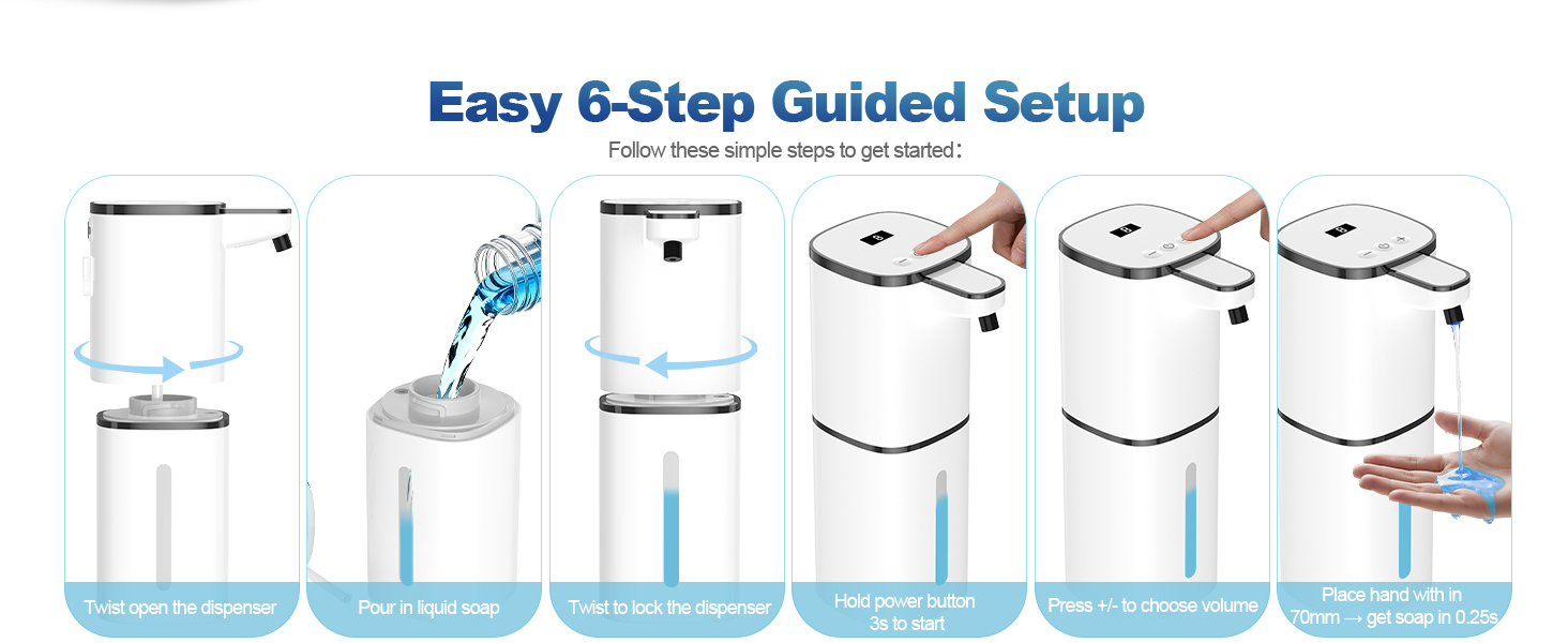Easy 6-Step Guided Setup