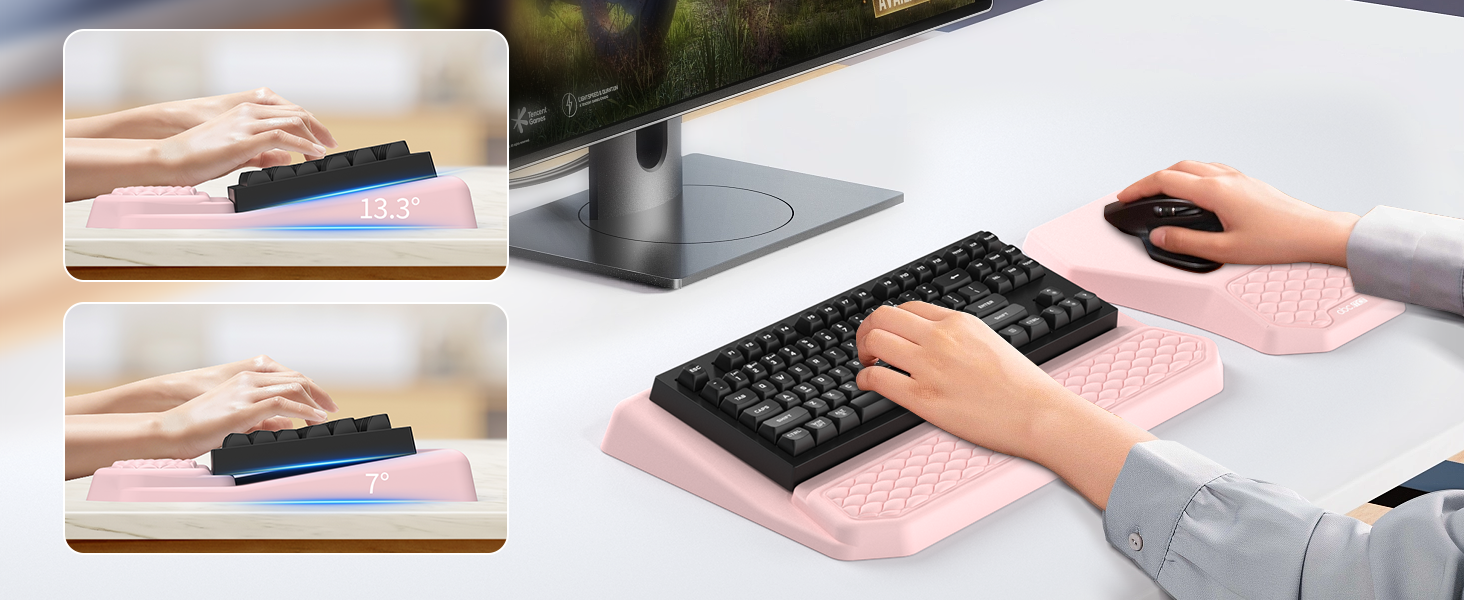 ergonomic wrist rest for keyboard