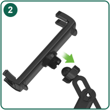 Cuxwill Car Cup Holder Tablet Mount stand