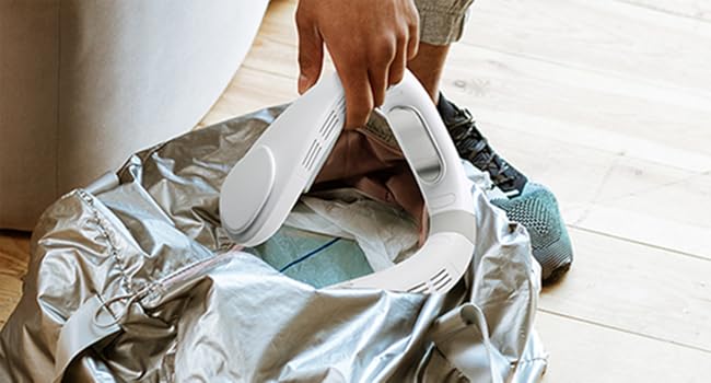 neck fan with cooling plate