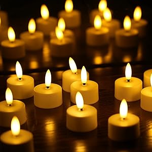 flameless tealight candles