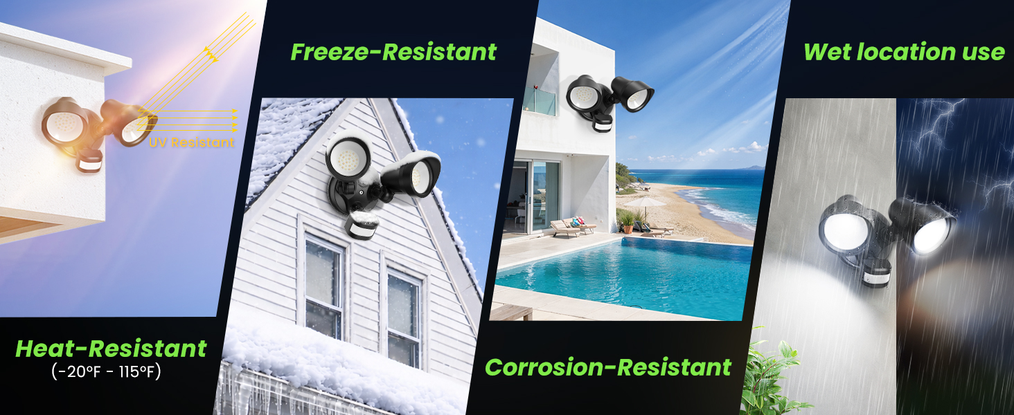 flood lights outdoor motion sensor