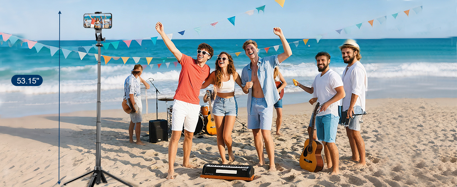 iphone selfie stick tripod with remote