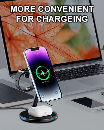 3 in 1 Wireless Charging Station