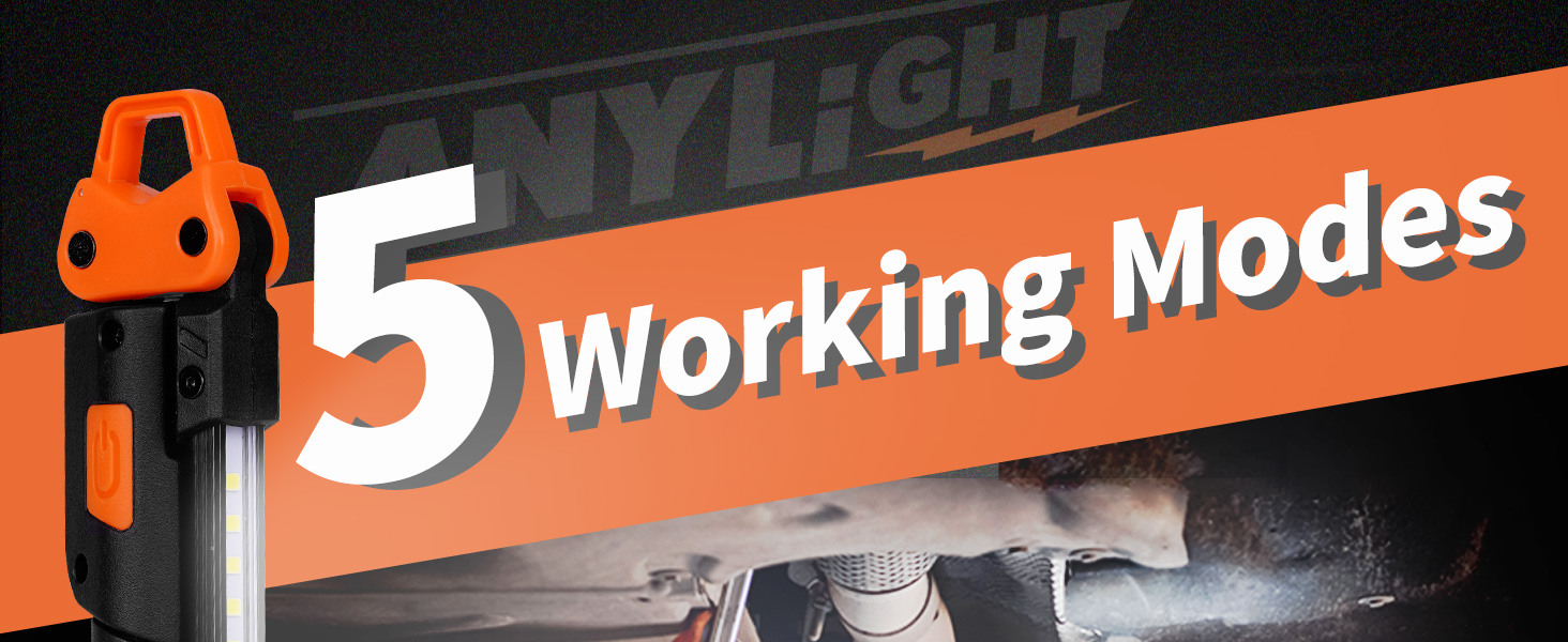 portable folding work light