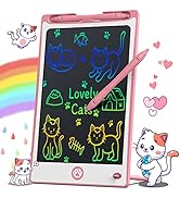 Kids Writing Tablet, Hockvill Toys for 3 4 5 6 7 Year Old Girls Boys, 8.8 Inch Colorful Doodle Bo...