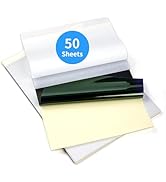 Phomemo Tattoo Transfer Paper, 50 Sheets Tattoo Stencil Paper for Tattooing, Compatible with M08F...
