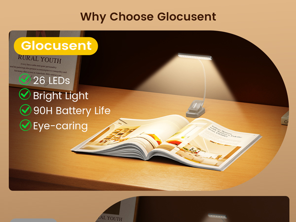 battery operated reading light